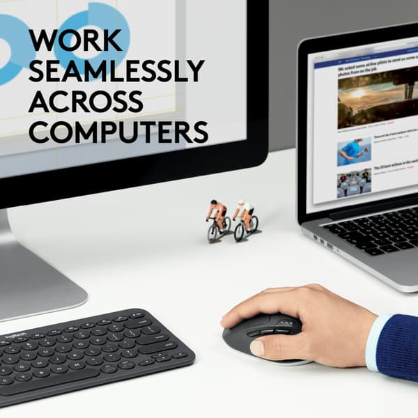 Logitech M720 datormöss högerhand Trådlös RF + Bluetooth Optisk 1000 DPI
