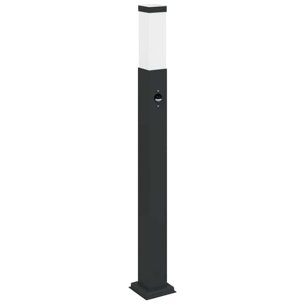 Pollare med sensor 80 cm svart IP44