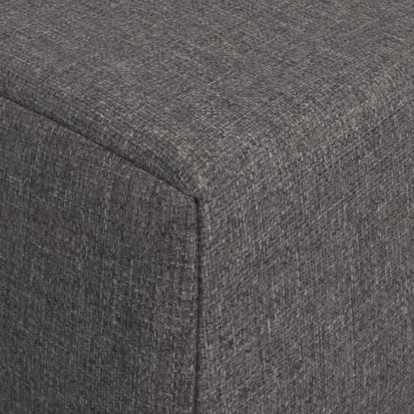 Fällbar Soffbed Ljusgrå 200 x 70 x 10 cm Tyg