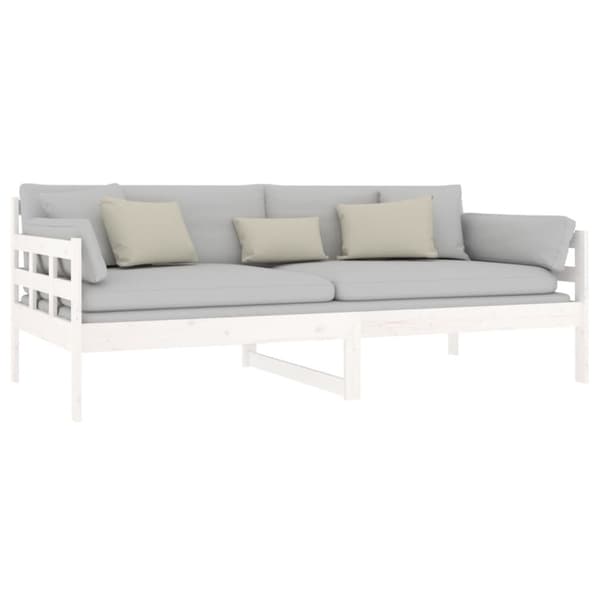 Dagbädd vit massiv furu 90x190 cm