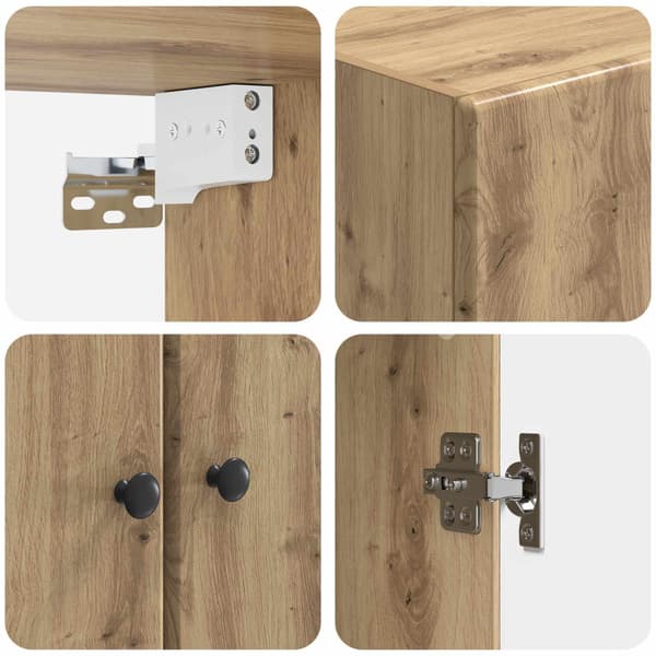 Skåpset 2 pcs Artisan-ek Konstruerat trä