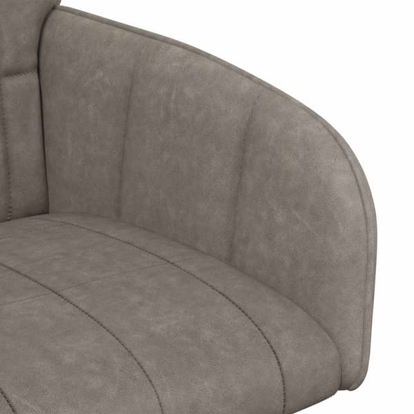Matstolar 4 pcs Konstläder Grå 57 x 50 x 85 cm