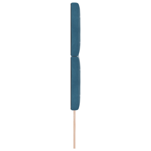 Huvudgavel Mörkblå 144 cm Sammet