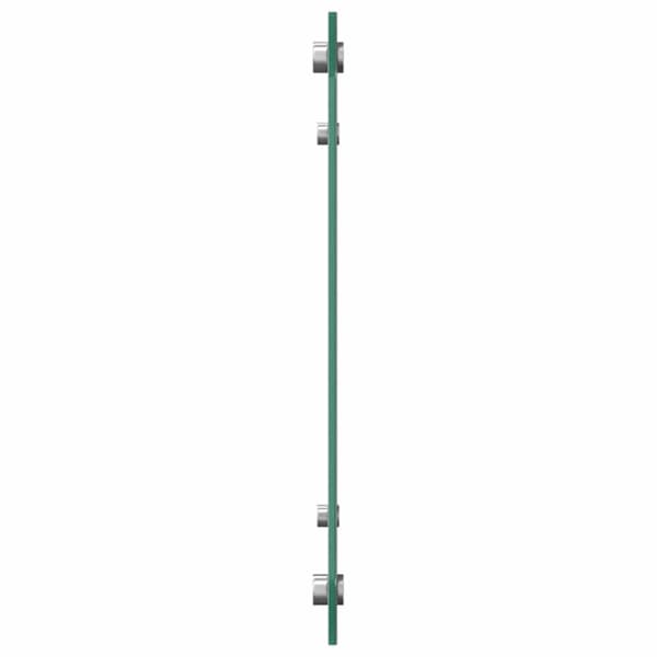 Köksskydd 2 pcs Ljusgrå 90 x 40 cm härdat glas