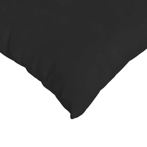 Sofakuddar 2 pcs Svart 80 x 40 cm tyg