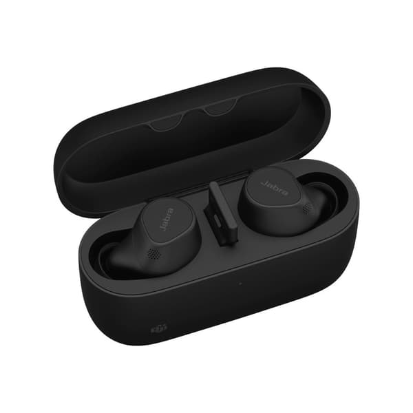 Jabra Evolve2 Buds MS - True wireless-hörlurar med mikrofon - USB-A via Bluetooth-adapter