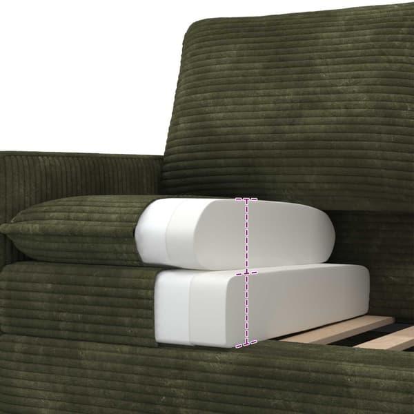 Soffa Grön 156 x 81 x 87,5 cm Polyester