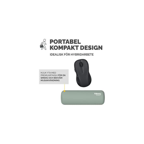 Handledsstöd mus FELLOWES Breyta grön