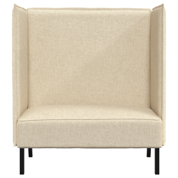 Hög Ryggsoffa 101cm Kräm tyg