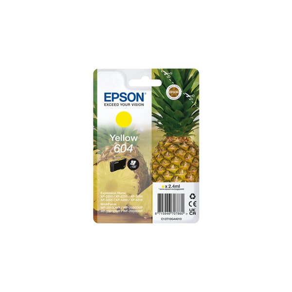 Epson 604 - gul - original - bläckpatron