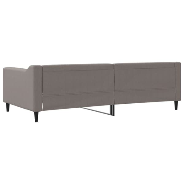 Dagbädd taupe 100x200 cm tyg
