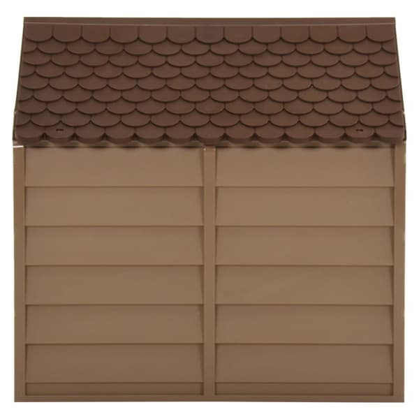 Hundkoja brun 71x71,5x68 cm PP