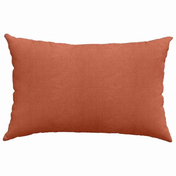 Sofakuddar 2 pcs Röd orange 60 x 40 cm Kordread tyg