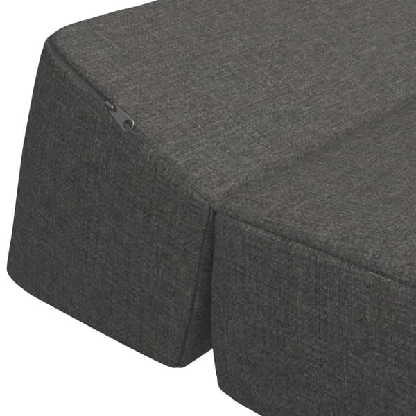 Fällbar Soffbed Mörkgrå 60 x 70 x 41 cm Tyg