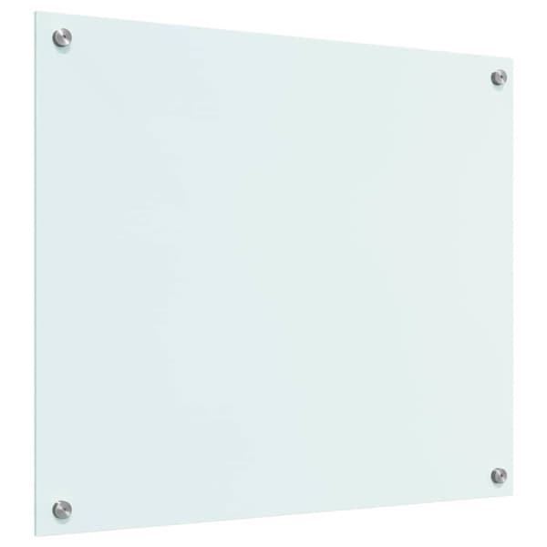Köksskydd Vit 70 x 60 cm härdat glas