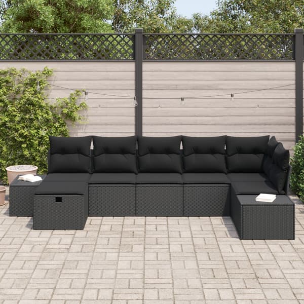 Soffset med kudde 7 pcs konstrotting