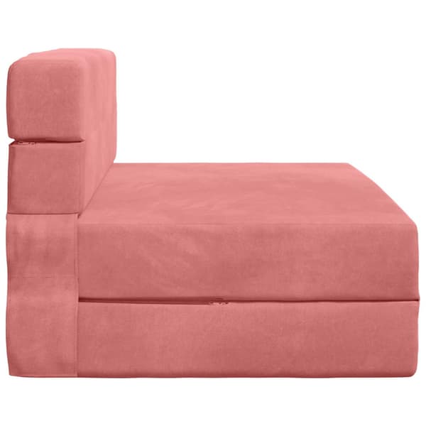 Fällbar Soffbed Rosa 70 x 72 x 60 cm Tyg
