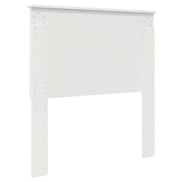 Huvudgavel Glansig Vit 100 cm Konstruerat trä