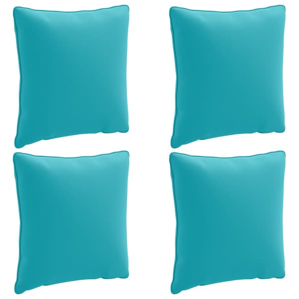 4-delad ryggkudde PUTTEN 4 st 100% Polyester Turkos