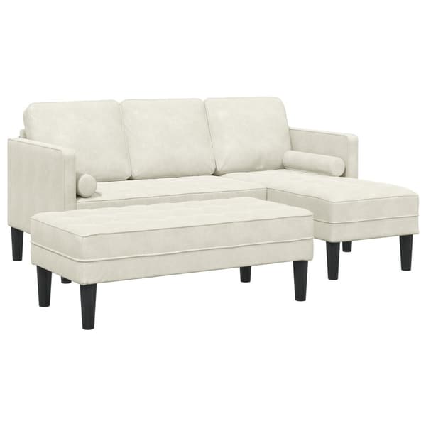 Soffset 2 st Kräm Polyester