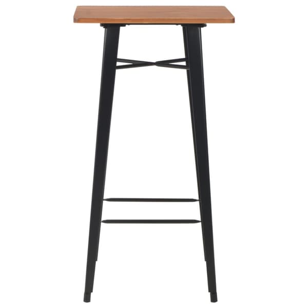 Bargrupp 3 delar stål svart