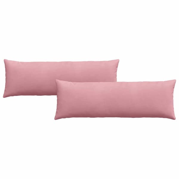 Sofakuddar 2 pcs Rosa 120 x 40 cm Kordread tyg