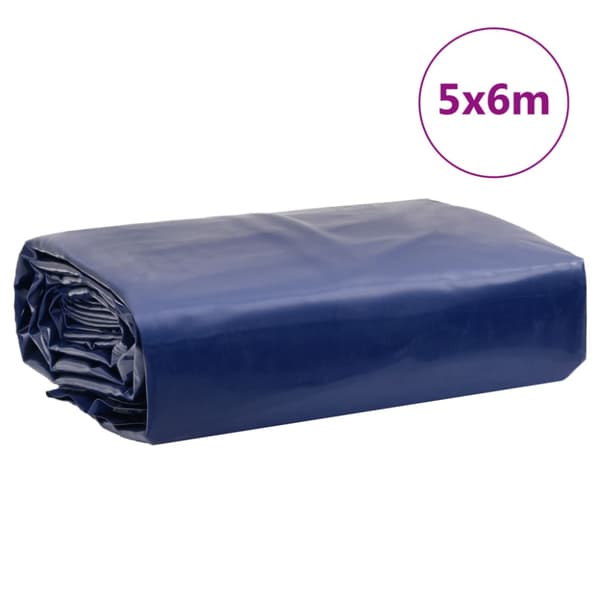 Presenning blå 5x6 m 650 g/m²