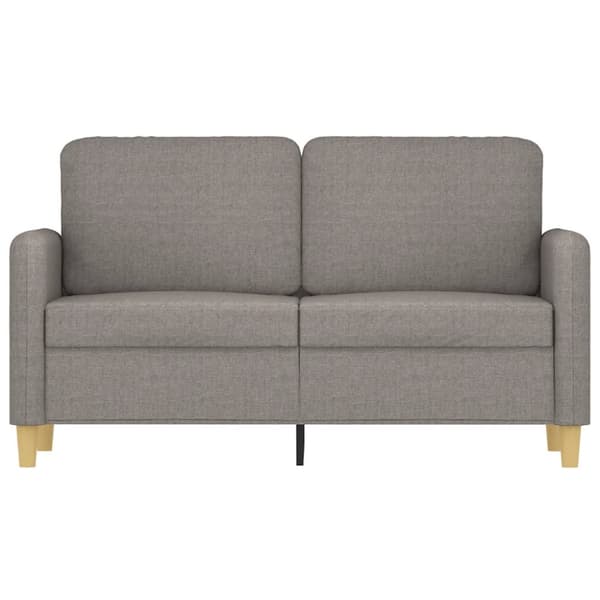 2-sitssoffa taupe 120 cm tyg