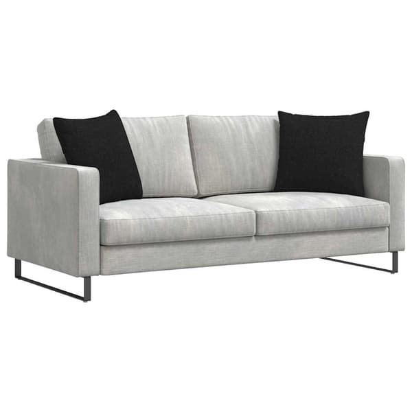 Sofakuddar 2 pcs Svart 50 x 50 cm tyg
