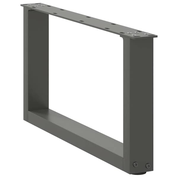 Soffbordsben U-formade 2 st antracit 60x(30-31) cm stål