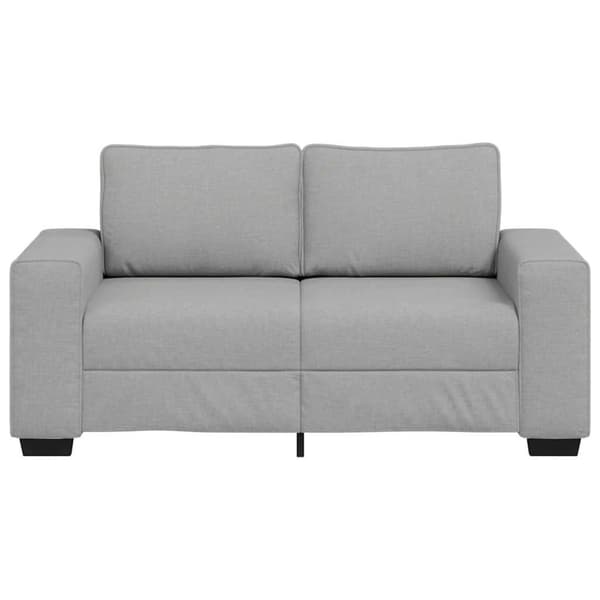 2-sitssoffa molngrå 160x77x82 cm tyg