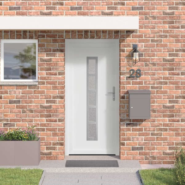 Framdörr Vit 108 x 208 cm PVC