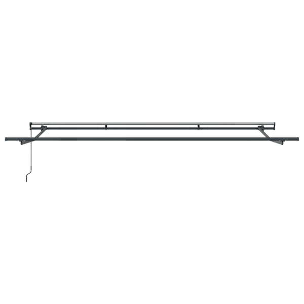 Utfällbar markis Flerfärgsdesign 400 × 300 cm