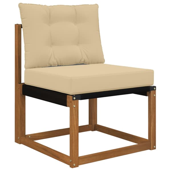 Utomhus Soffa Kudde 2 pcs Beige Polyester