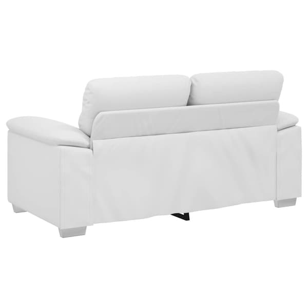 2-sitssoffa vit 160x81x84 cm konstläder