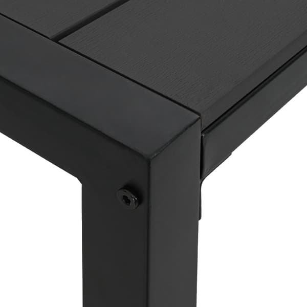 Trädgårdsmöbelset 3 pcs Antracit Stål