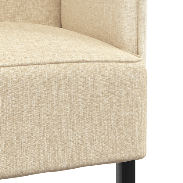 Hög Ryggsoffa 101cm Kräm tyg