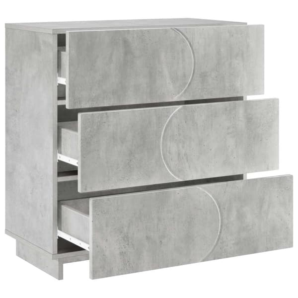 Sideboard Betonggrå 70 x 38 x 75 cm Konstruerat trä