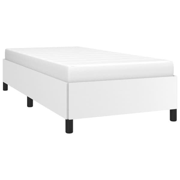 Sängram vit 80x200 cm konstläder