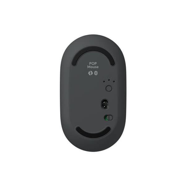Logitech POP - mus - anpassningsbar emoji - Bluetooth 5.1 LE - grafit