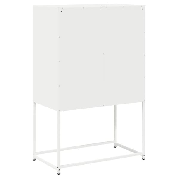 Högbord vit 68x39x107 cm stål