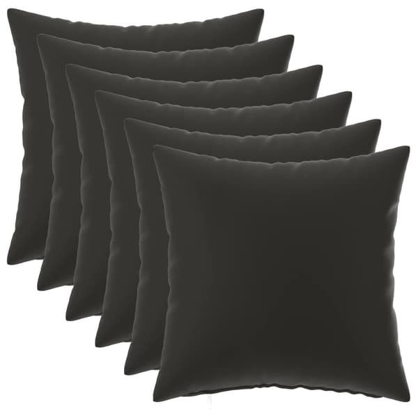 Kuddöverdrag 6 st HEERLEN Flerfärgsdesign 40 x 40 cm Polyester