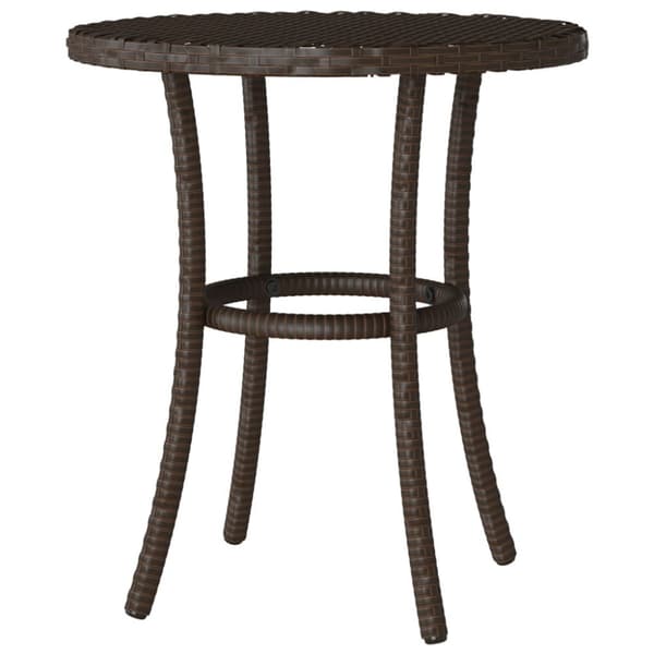 Bistrogrupp med dynor 3 delar brun konstrotting