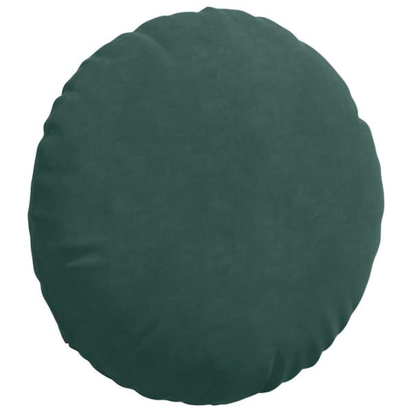 Sittkuddar 2 pcs Mörkgrön Ø 40 x 13 cm Sammet