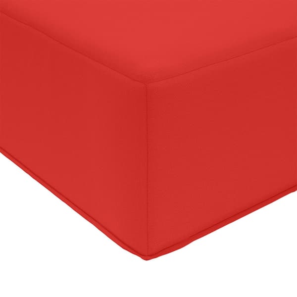 Utomhus Soffa Kudde Röd 60 x 60 x 8 cm Polyester