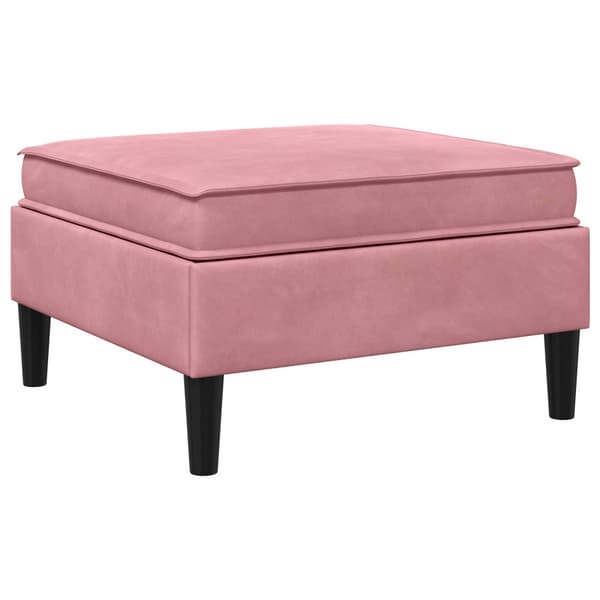 Soffpuff med förvaring Rosa Sammet