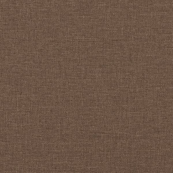 2-sitssoffa brun 120 cm tyg