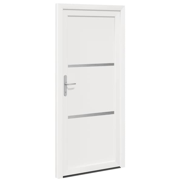 Framdörr Vit 108 x 208 cm PVC
