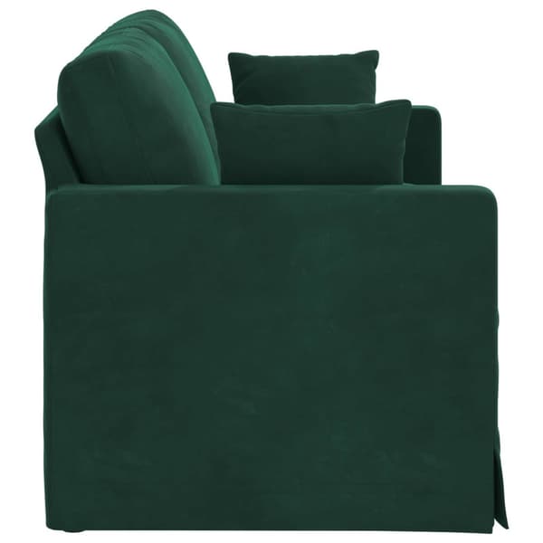 Soffa Mörkgrön 158 x 78 x 80 cm Sammet