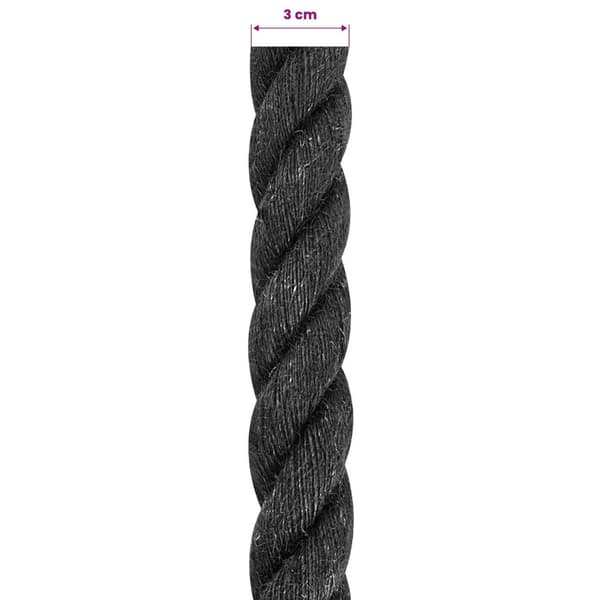 Juterep 30 Svart 100% Tossa jute
